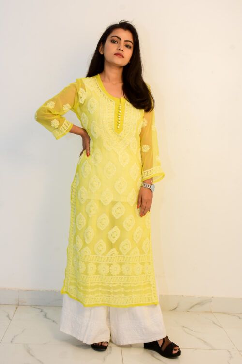 SWAGG INDIA Women Chikan Embroidery Straight Kurta - Buy SWAGG INDIA Women  Chikan Embroidery Straight Kurta Online at Best Prices in India |  Flipkart.com