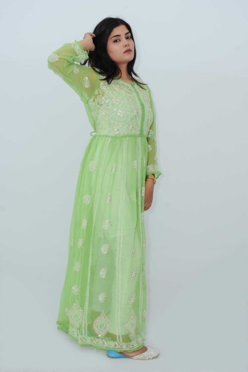 Chikan Suit Latest Design | Lucknowi Chikankari | Chikankari Saree-gemektower.com.vn